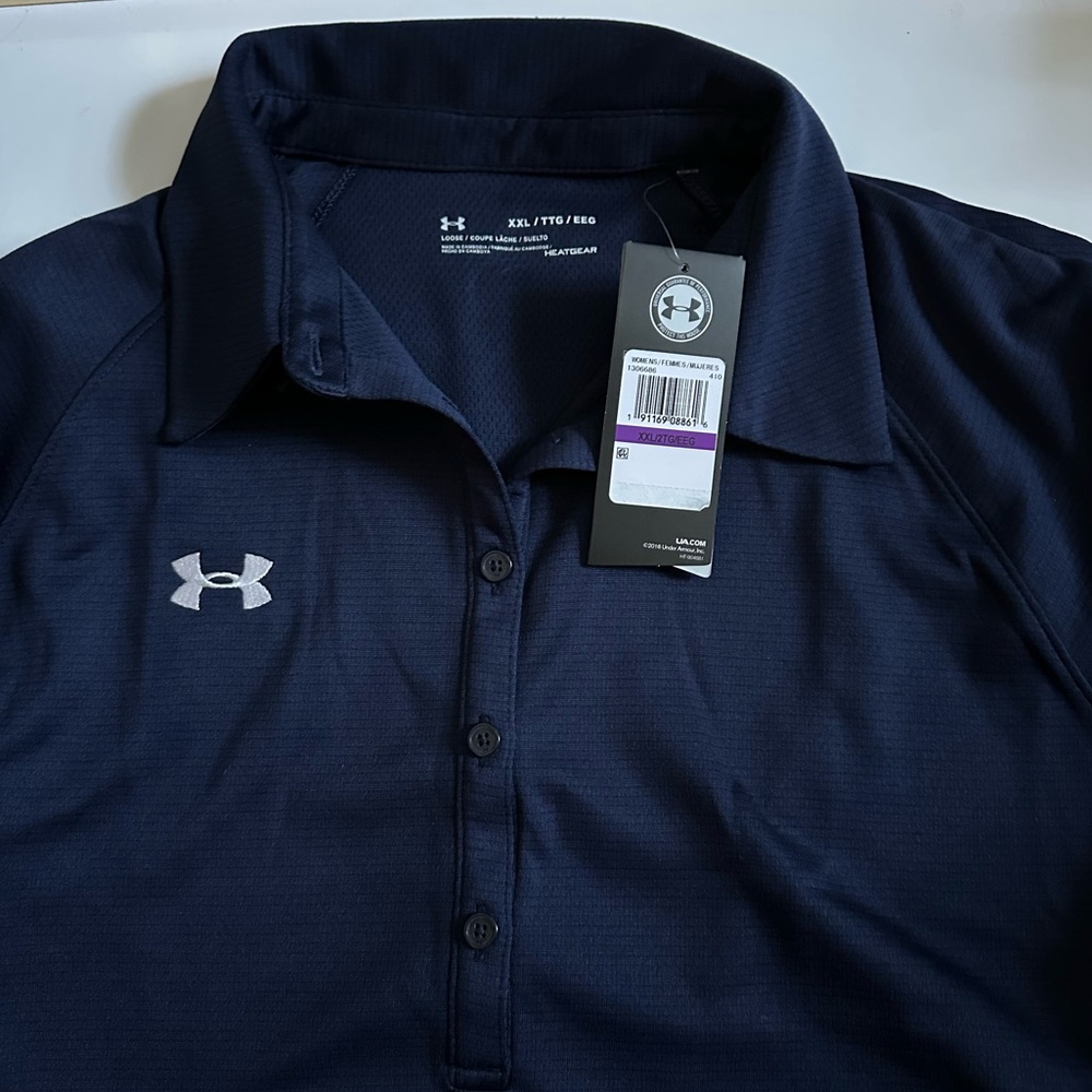 Under Armour Women’s Navy Polo, XXL